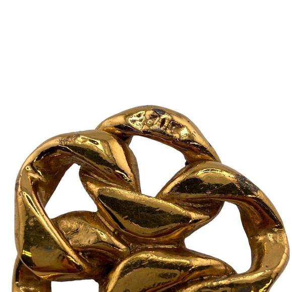 CHANEL 23 Coco Mark Earrings Gold Ladies - Picture 7 of 12